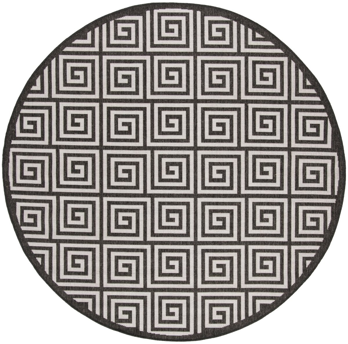 Safavieh Beach House Bhs129A Light Grey/Charcoal Rug.
