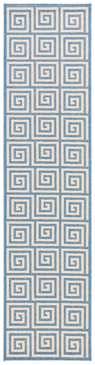 Safavieh Beach House Bhs129N Cream/Blue Rugs.