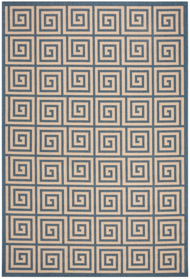 Safavieh Beach House Bhs129N Cream/Blue Rugs.