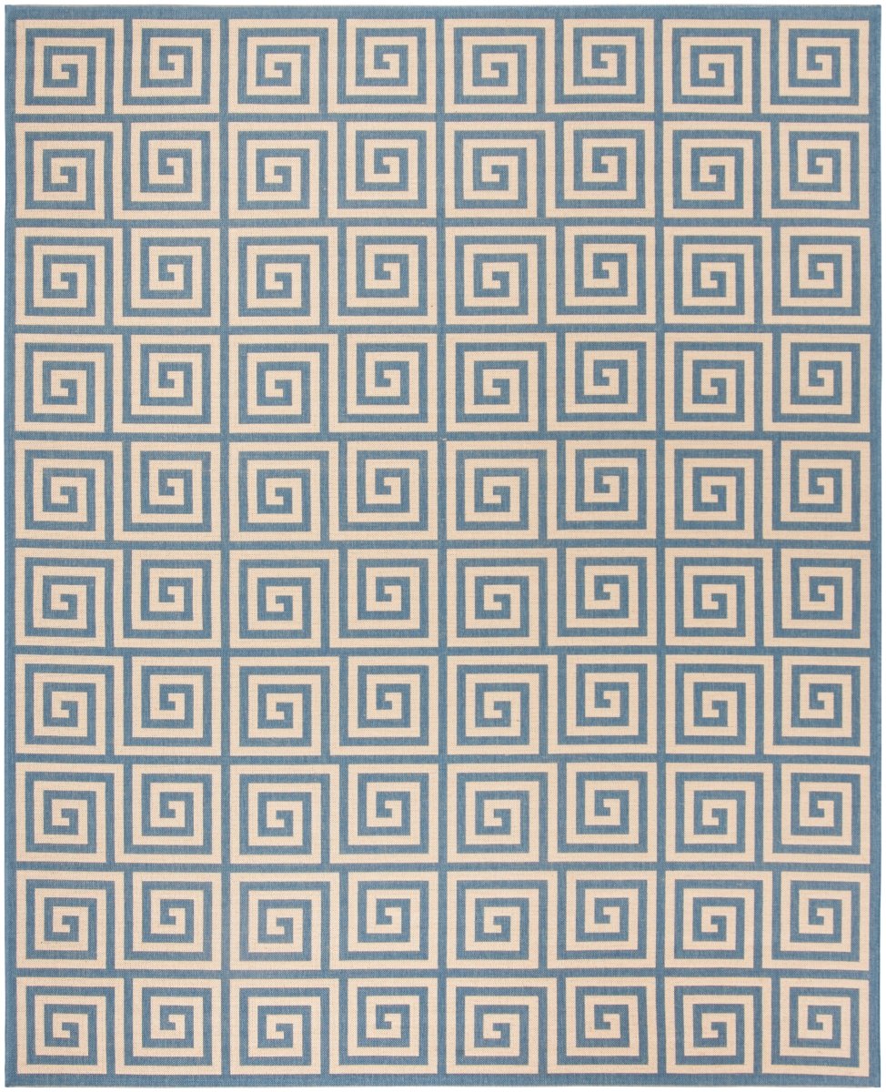 Safavieh Beach House Bhs129N Cream/Blue Rugs.