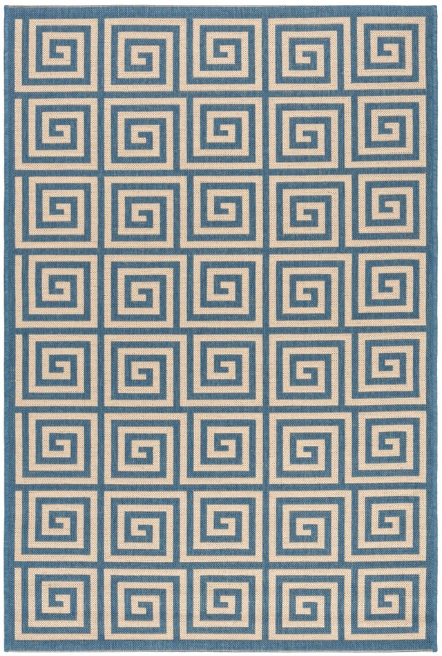 Safavieh Beach House Bhs129N Cream/Blue Rugs.