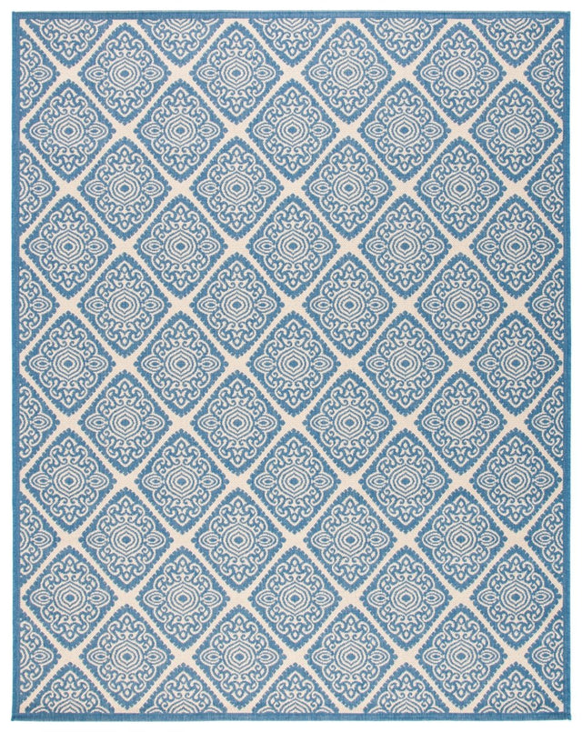 Safavieh Beach House Bhs132N Cream/Blue Rugs.