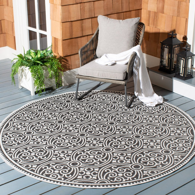 Safavieh Beach House Bhs134A Light Grey/Charcoal Rug.
