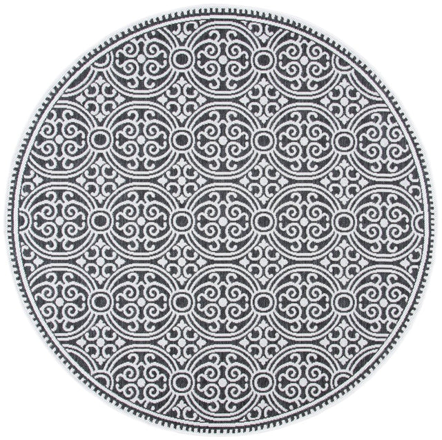 Safavieh Beach House Bhs134A Light Grey/Charcoal Rug.