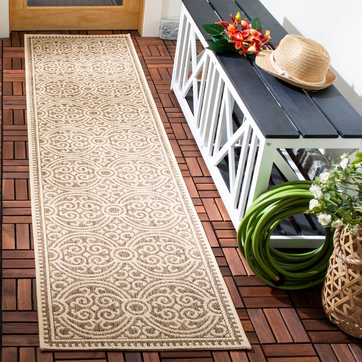 Safavieh Beach House Bhs134C Cream/Beige Rugs.