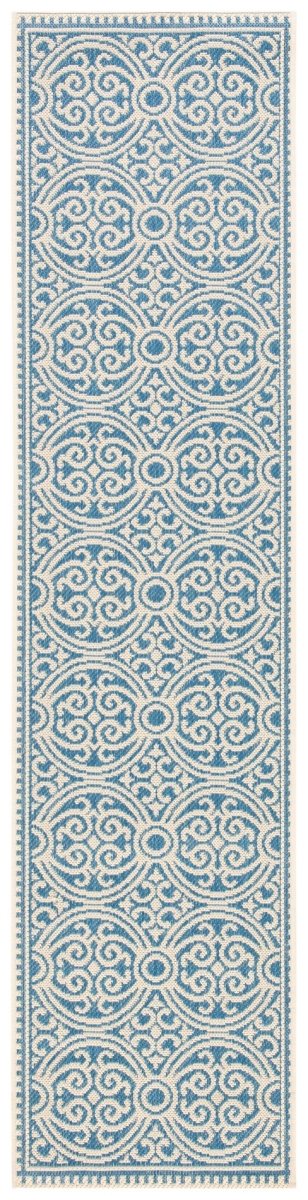 Safavieh Beach House Bhs134N Cream/Blue Rugs.