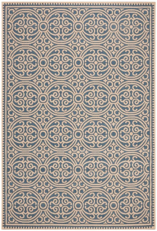Safavieh Beach House Bhs134N Cream/Blue Rugs.