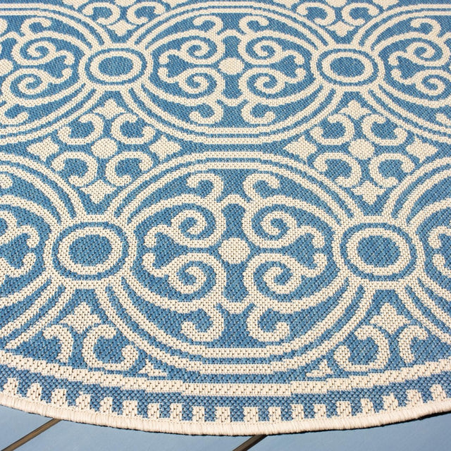 Safavieh Beach House Bhs134N Cream/Blue Rugs.