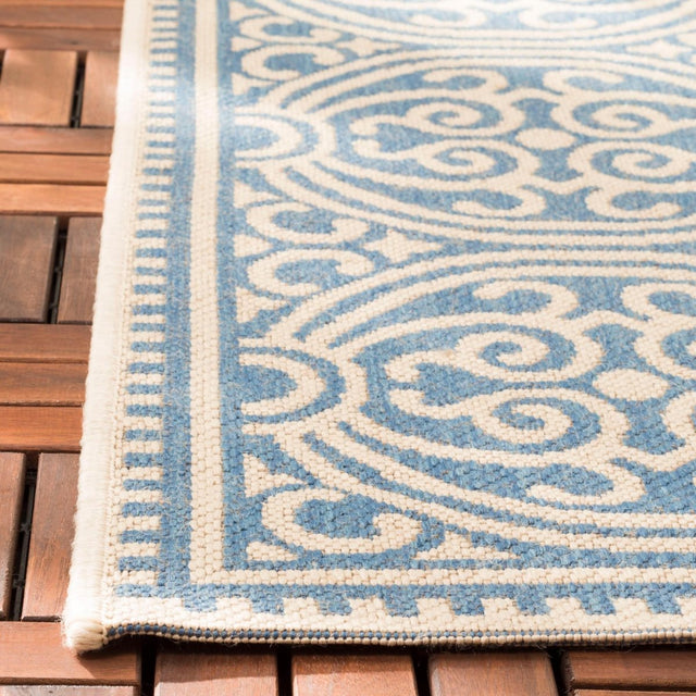 Safavieh Beach House Bhs134N Cream/Blue Rugs.