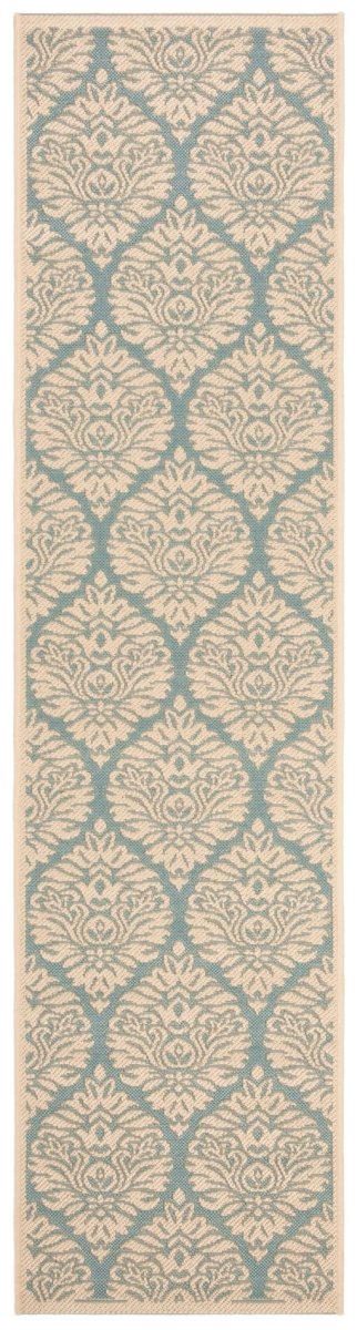Safavieh Beach House Bhs135K Aqua/Cream Rugs.
