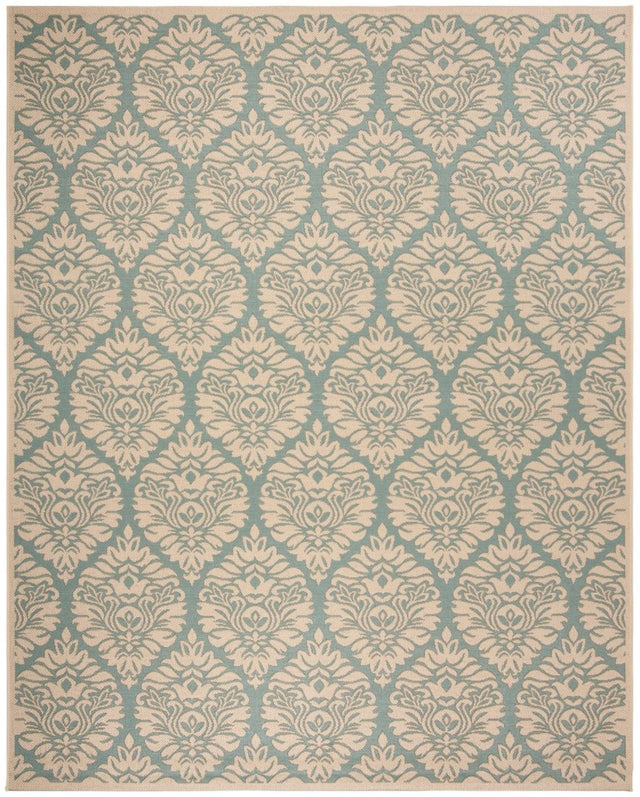 Safavieh Beach House Bhs135K Aqua/Cream Rugs.