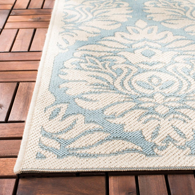 Safavieh Beach House Bhs135K Aqua/Cream Rugs.