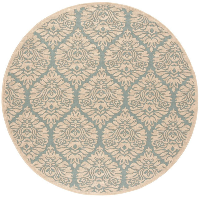 Safavieh Beach House Bhs135K Aqua/Cream Rugs.