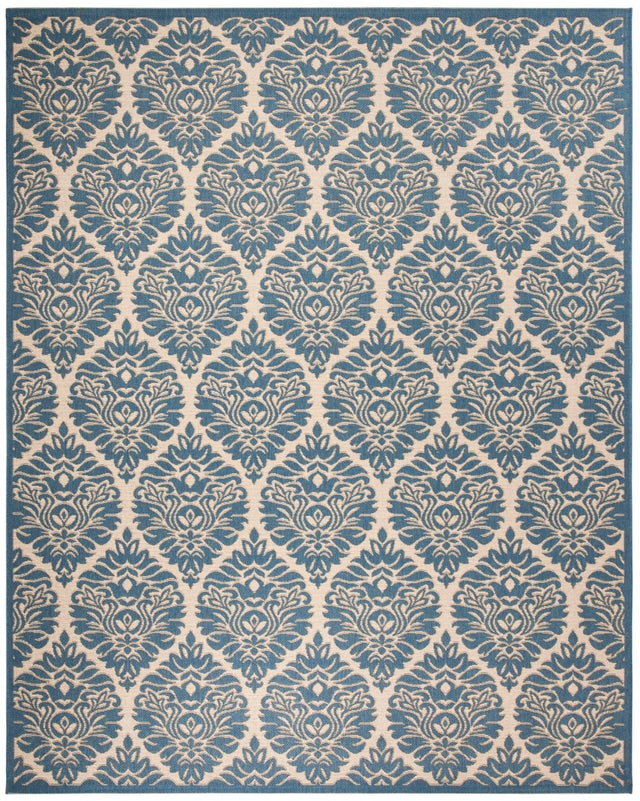 Safavieh Beach House Bhs135N Cream/Blue Rugs.