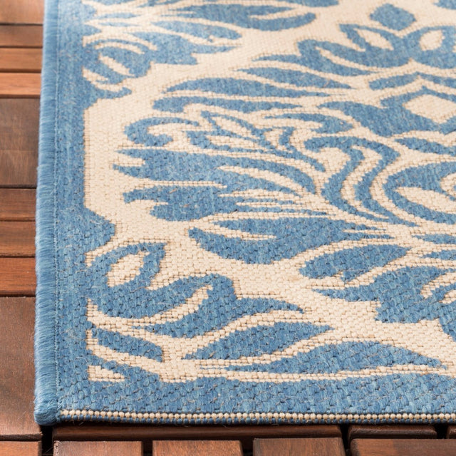 Safavieh Beach House Bhs135N Cream/Blue Rugs.