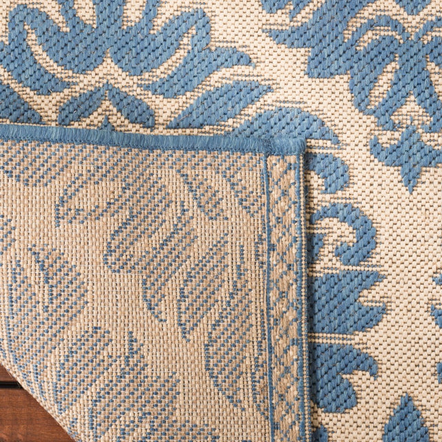 Safavieh Beach House Bhs135N Cream/Blue Rugs.
