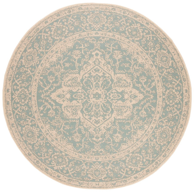 Safavieh Beach House Bhs137K Aqua/Cream Rugs.