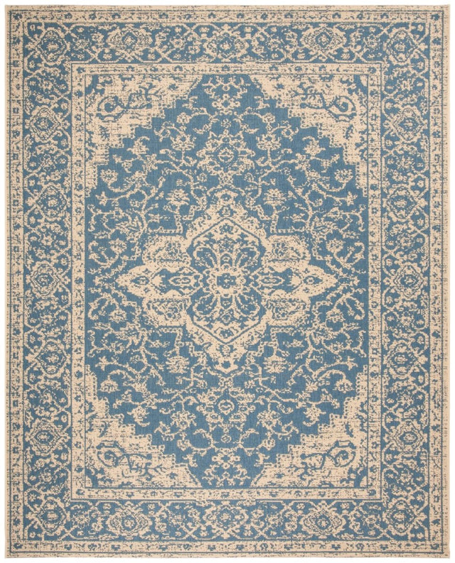Safavieh Beach House Bhs137M Blue/Creme Rugs.