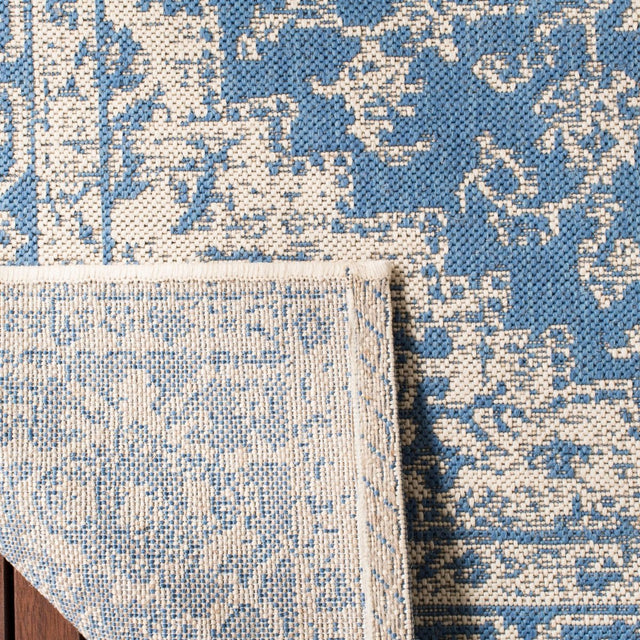 Safavieh Beach House Bhs137M Blue/Creme Rugs.