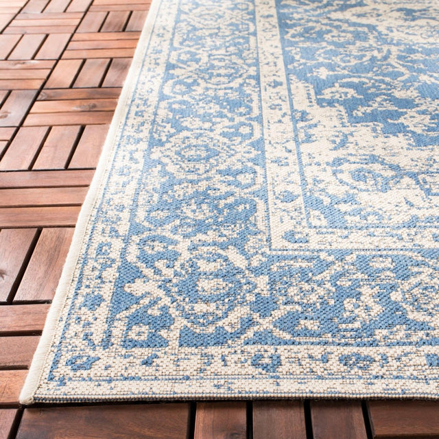 Safavieh Beach House Bhs137M Blue/Creme Rugs.