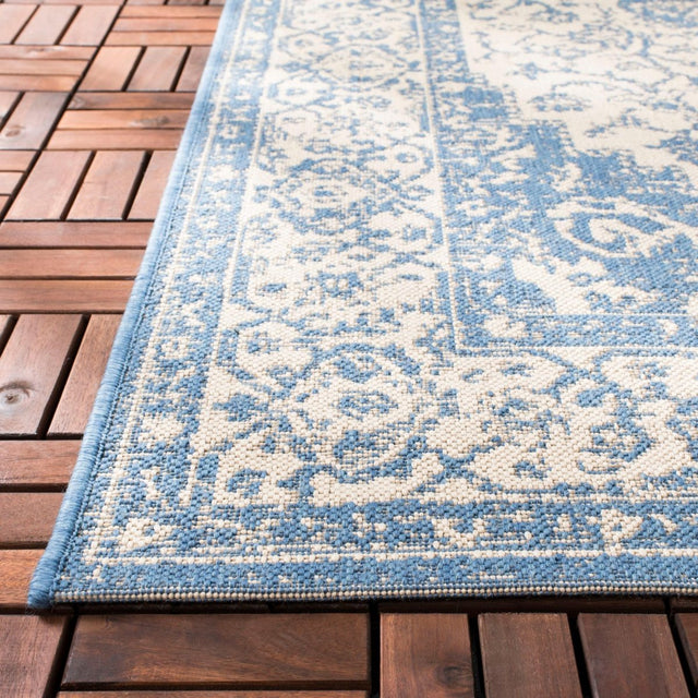 Safavieh Beach House Bhs137N Cream/Blue Rugs.