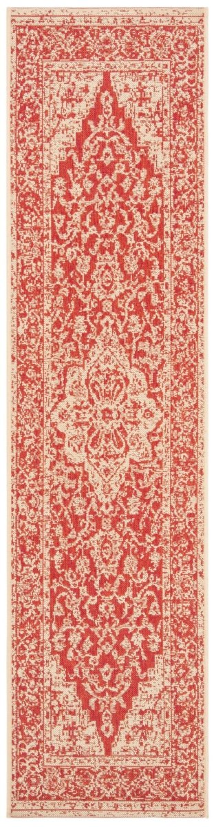Safavieh Beach House Bhs137Q Red/Creme Rugs.