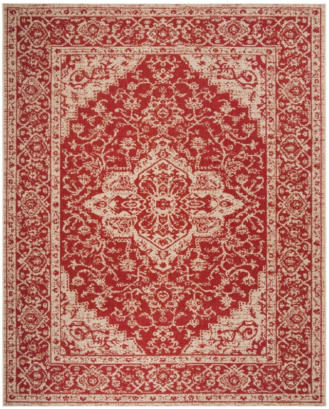 Safavieh Beach House Bhs137Q Red/Creme Rugs.