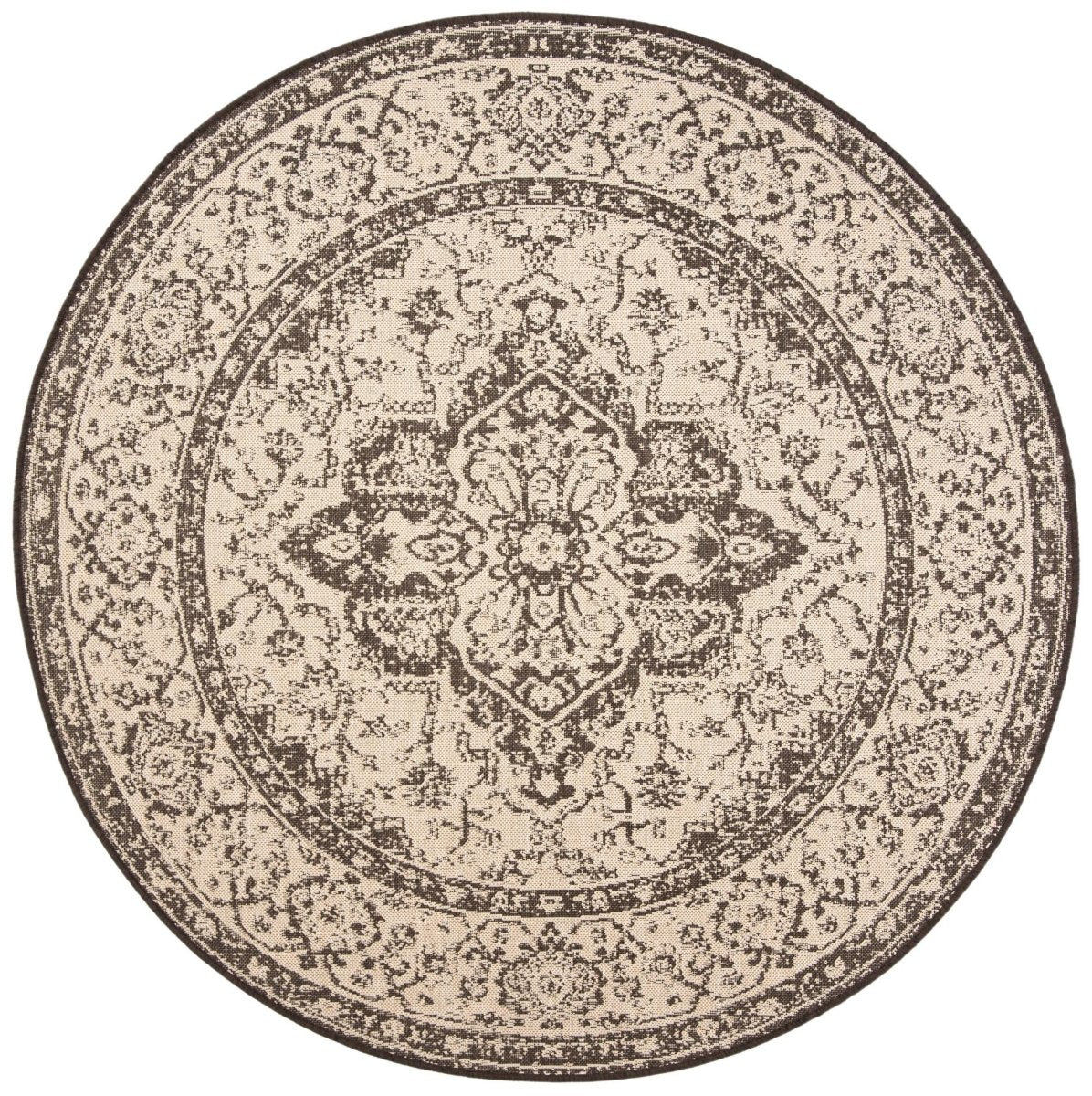 Safavieh Beach House Bhs137U Creme/Brown Rugs.