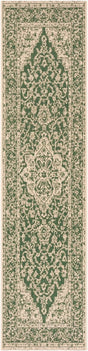 Safavieh Beach House Bhs137Y Green/Creme Rugs.