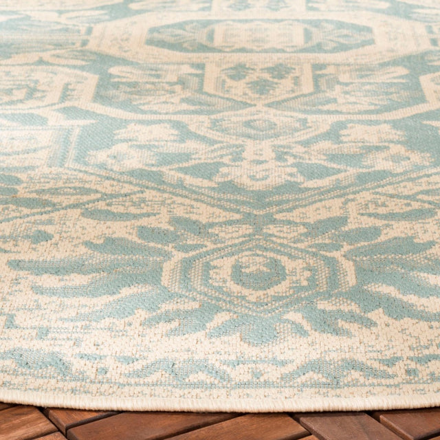 Safavieh Beach House Bhs138K Aqua/Cream Rugs.