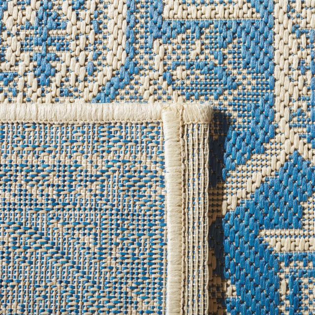 Safavieh Beach House Bhs138M Blue/Creme Rugs.
