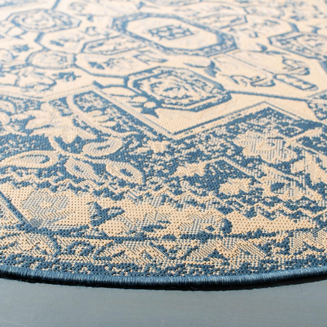 Safavieh Beach House Bhs138N Cream/Blue Rugs.