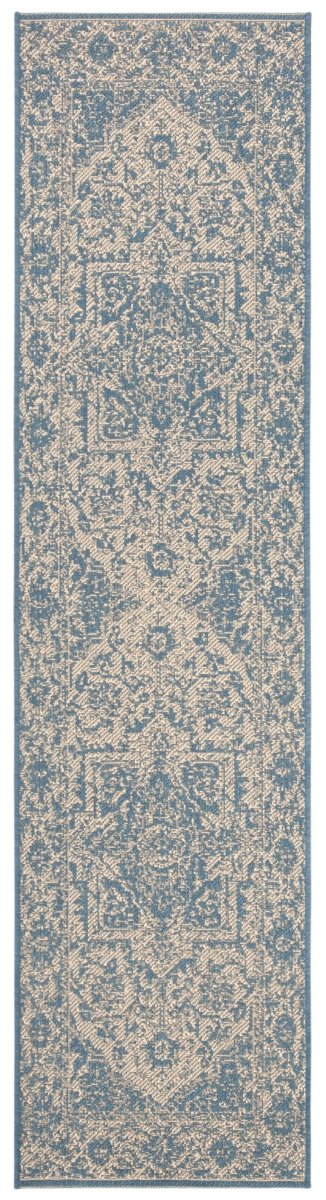 Safavieh Beach House Bhs139N Cream/Blue Rugs.