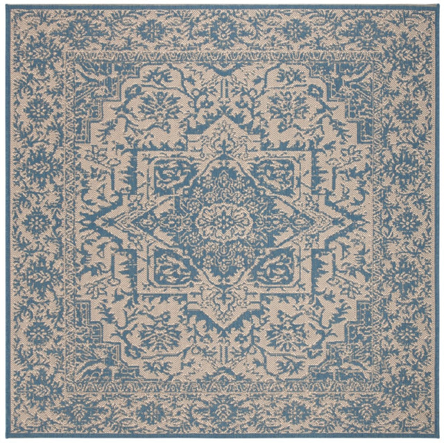 Safavieh Beach House Bhs139N Cream/Blue Rugs.