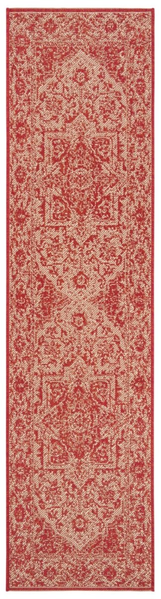 Safavieh Beach House Bhs139Q Red/Creme Rugs.