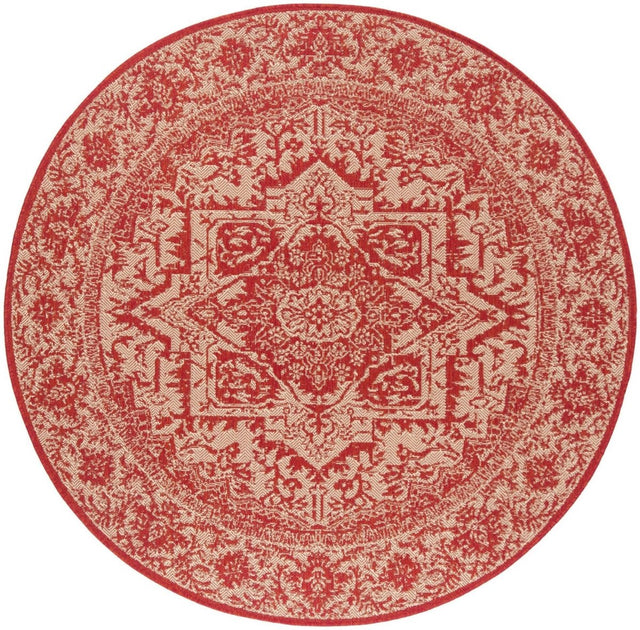 Safavieh Beach House Bhs139Q Red/Creme Rugs.