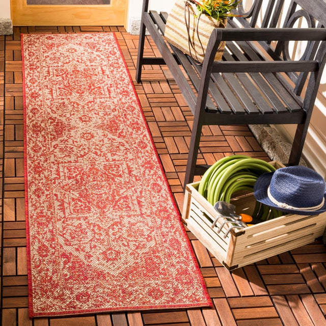 Safavieh Beach House Bhs139Q Red/Creme Rugs.