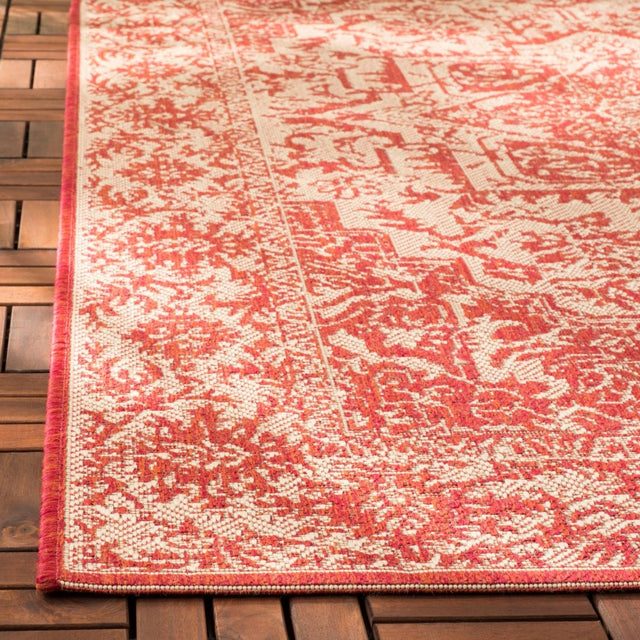 Safavieh Beach House Bhs139Q Red/Creme Rugs.