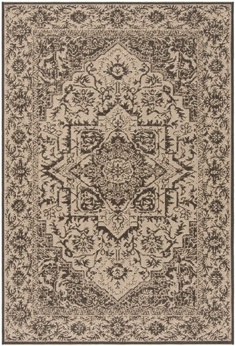 Safavieh Beach House Bhs139U Creme/Brown Rug.