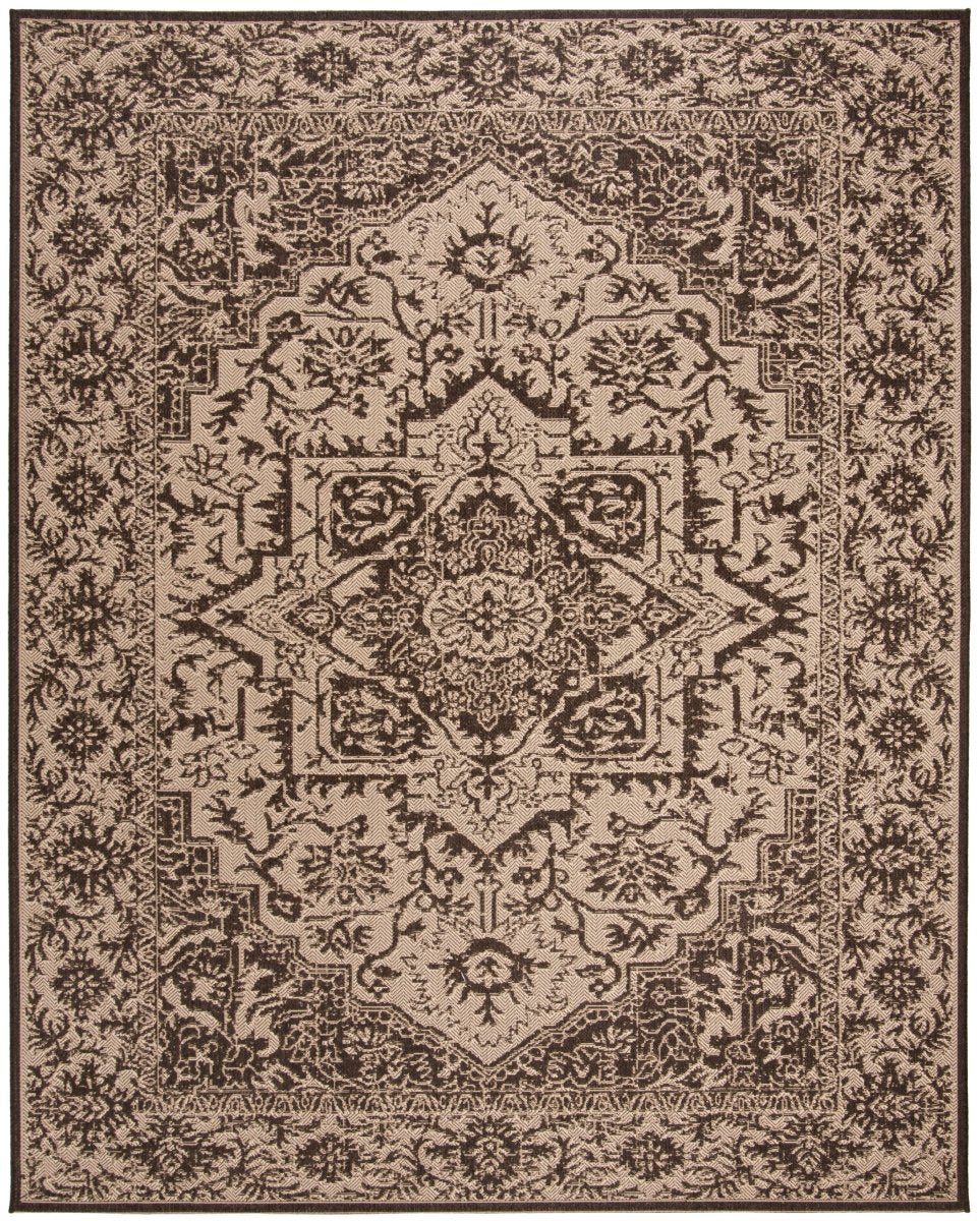 Safavieh Beach House Bhs139U Creme/Brown Rug.