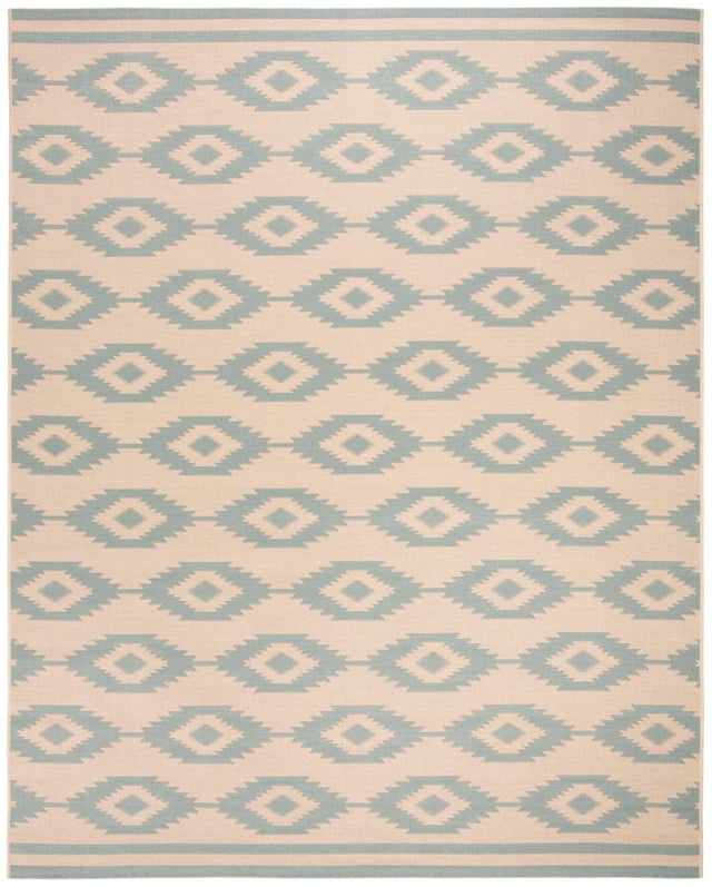 Safavieh Beach House Bhs171L Cream/Aqua Rugs.