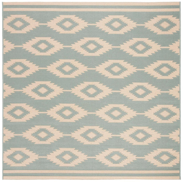 Safavieh Beach House Bhs171L Cream/Aqua Rugs.
