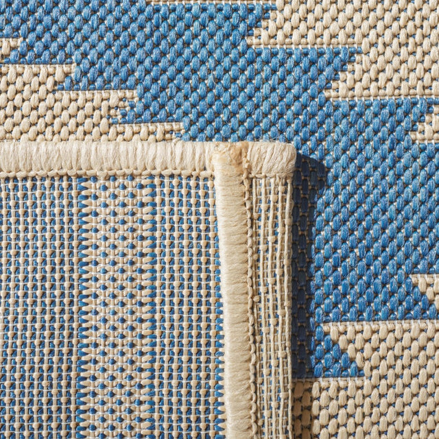 Safavieh Beach House Bhs171M Blue/Creme Rugs.