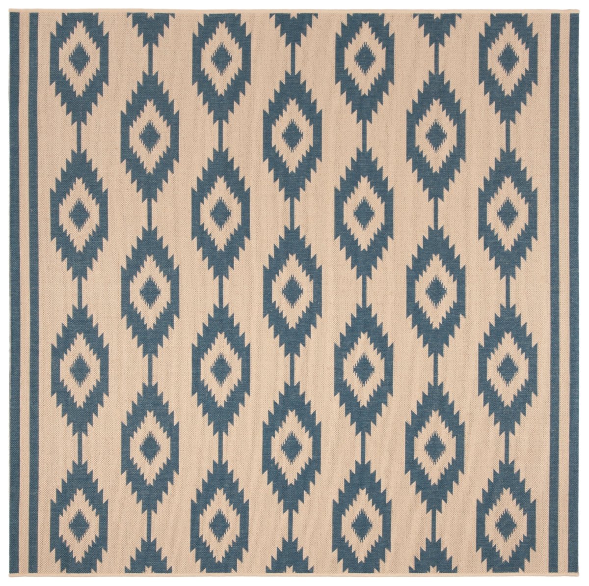 Safavieh Beach House Bhs171M Blue/Creme Rugs.