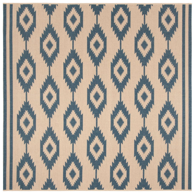 Safavieh Beach House Bhs171M Blue/Creme Rugs.