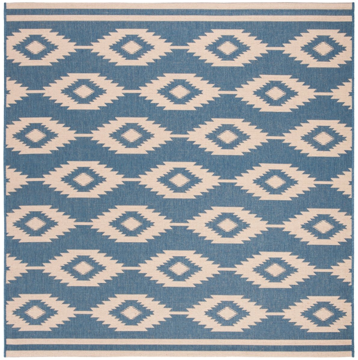 Safavieh Beach House Bhs171N Cream/Blue Rugs.