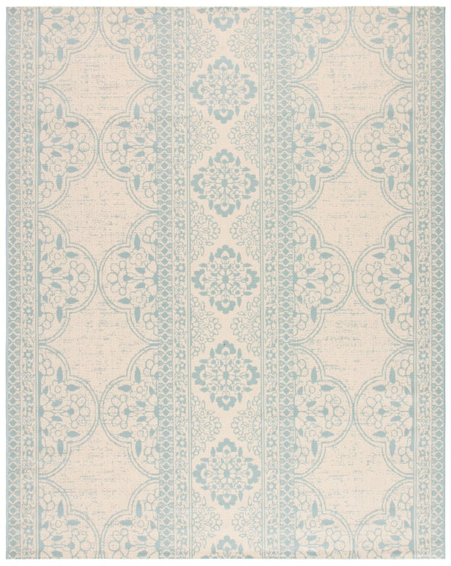 Safavieh Beach House Bhs174K Aqua/Cream Rugs.