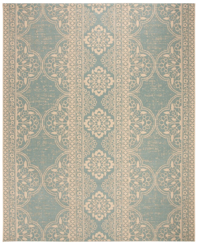 Safavieh Beach House Bhs174L Cream/Aqua Rugs.
