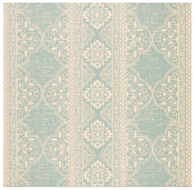 Safavieh Beach House Bhs174L Cream/Aqua Rugs.
