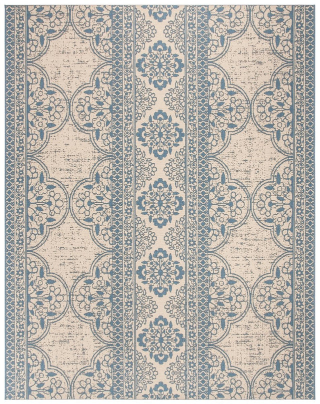 Safavieh Beach House Bhs174M Blue/Creme Rugs.